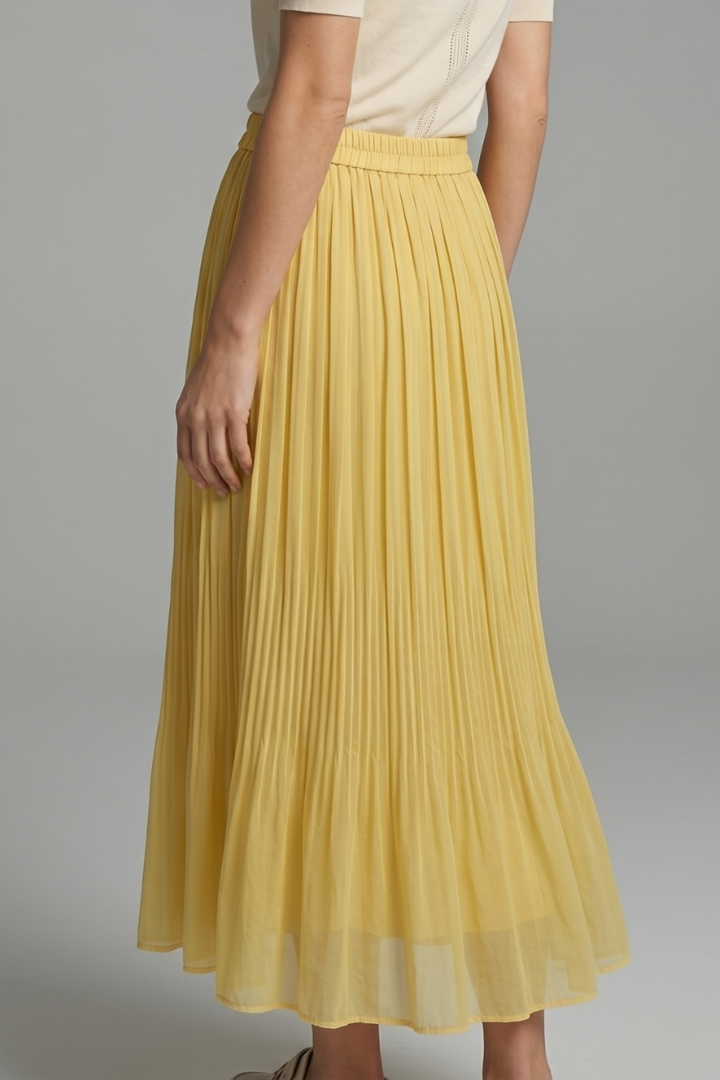 Casual women's long skirt, a versatile pleated maxi design perfect for warm weather.