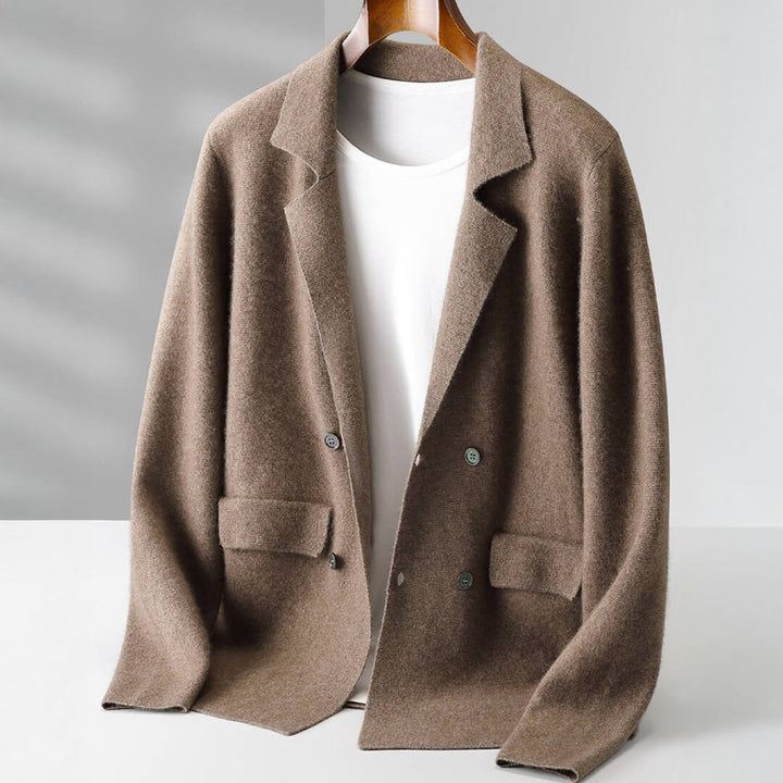 Women's pure cashmere v-neck cardigan sweater, soft knitwear for luxurious warmth, tailored fit