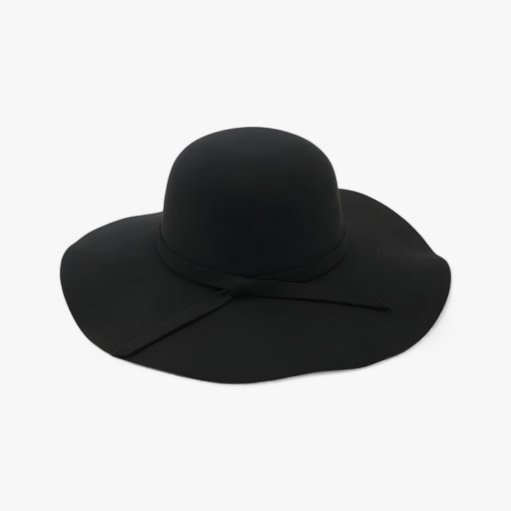 Elegant women's fedora hat crafted from premium wool felt, a timeless fall and winter fashion piece.
