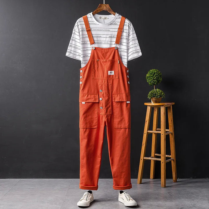 Casual women's relaxed fit denim overalls, offering comfortable and stylish everyday fashion.