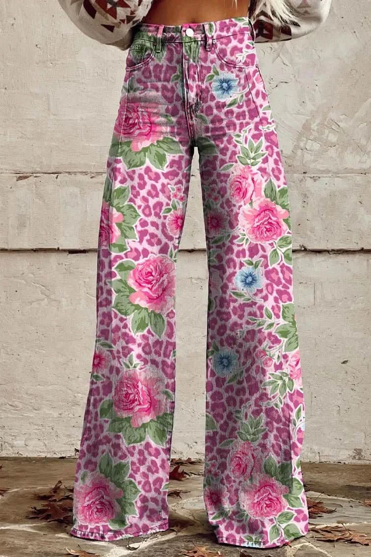 Women's relaxed fit jeans, soft, breathable, and comfortable for all-day casual wear.