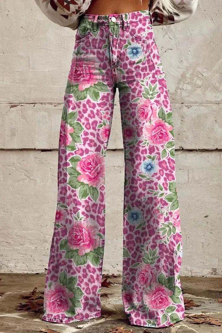 Women's relaxed fit jeans, soft, breathable, and comfortable for all-day casual wear.