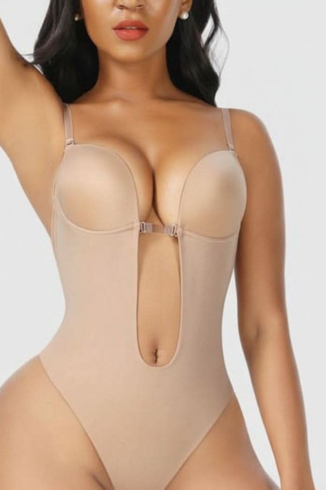 Invisible women's seamless backless body shaper, perfect for a flawless, smooth foundation.