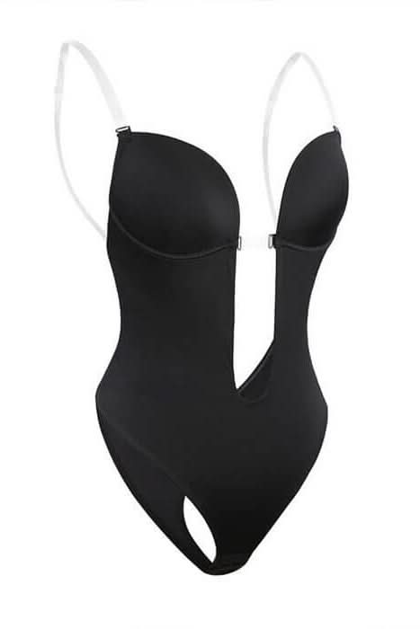 Smoothing women's seamless backless shapewear, providing an elegant, smooth silhouette.