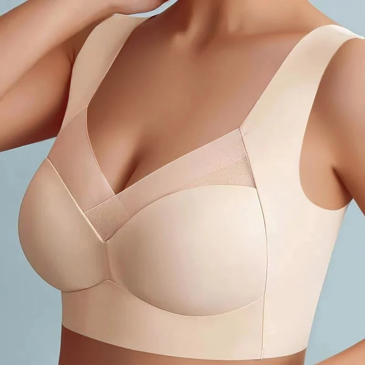 Women's seamless wireless push-up bra for comfort, smoothing, and everyday support.