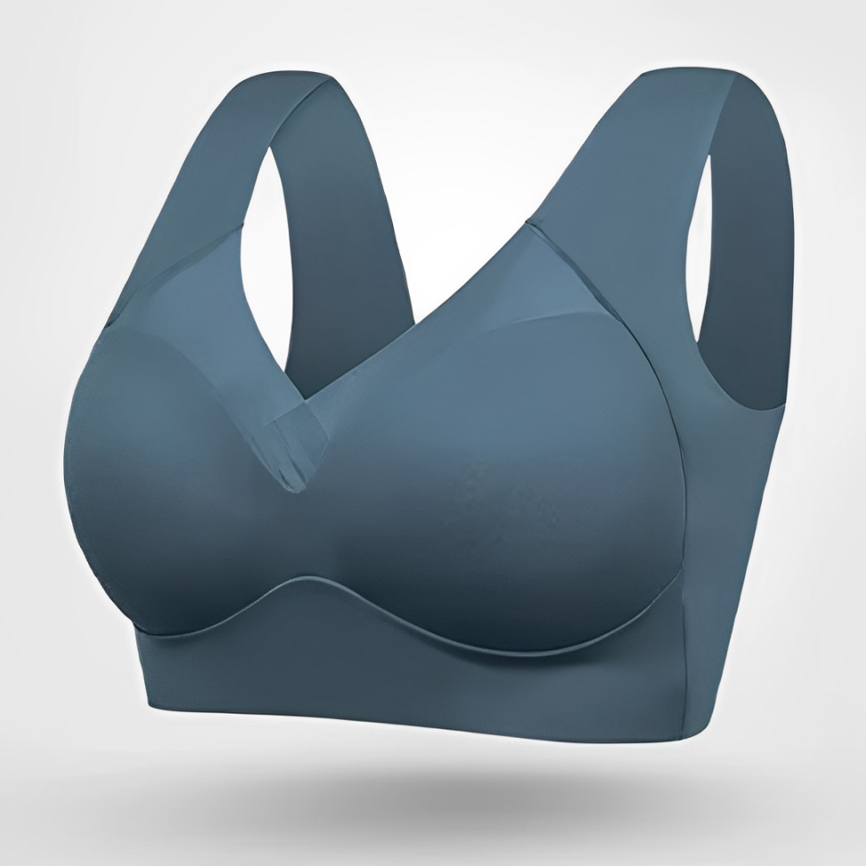 Breathable seamless wireless push-up bra for women, offering ultimate comfort and support.