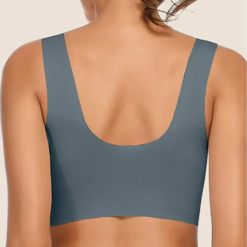 Supportive wireless push-up bra for women, seamless and comfortable for a smooth look.