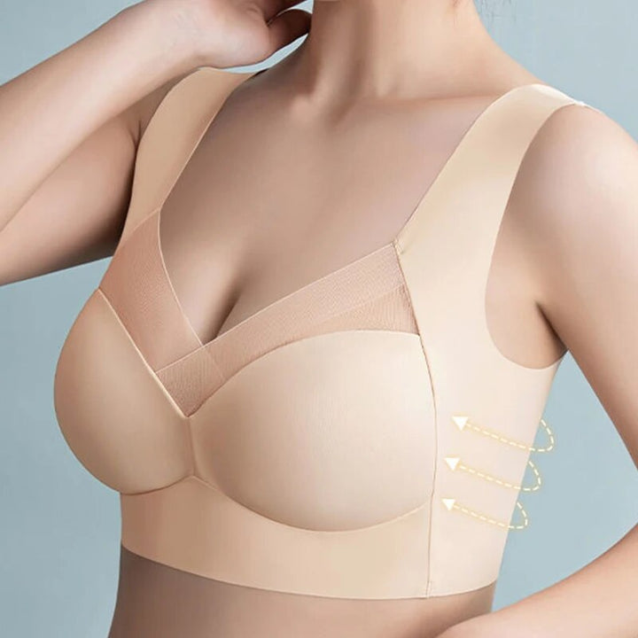 Everyday essential: women's seamless wireless shaper bra for supreme comfort & support.