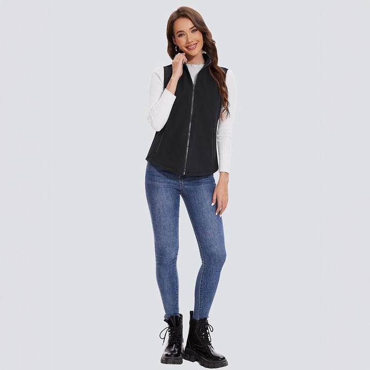 Sleeveless women's Siena fleece vest, ideal for transitional weather