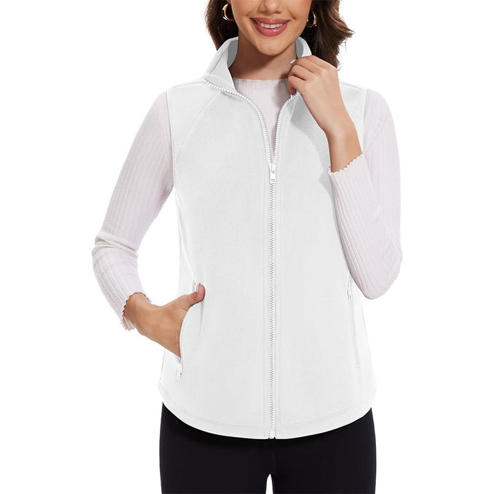 Siena lightweight fleece vest, offering freedom of movement for women