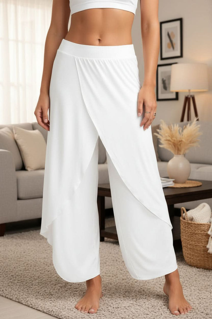Women's sleek high-waisted yoga pants for enhanced comfort, perfect for studio & gym workouts.