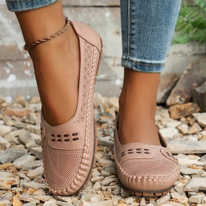 Classic women's slip-on loafers, comfort flats for all-day casual wear.