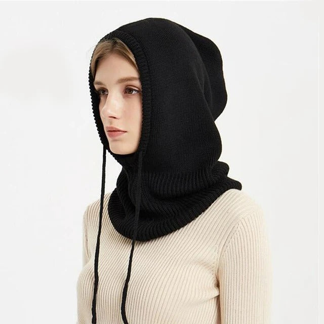 Women's soft wool slouchy beanie hat, perfect for winter warmth, style, and cold weather comfort.