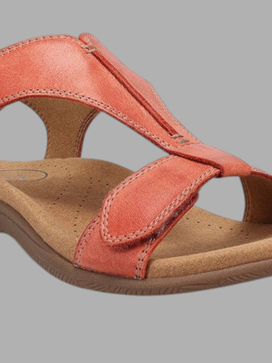 Supportive Solea women's flat sandals with open toe, ideal for comfortable all-day walking & everyday wear.
