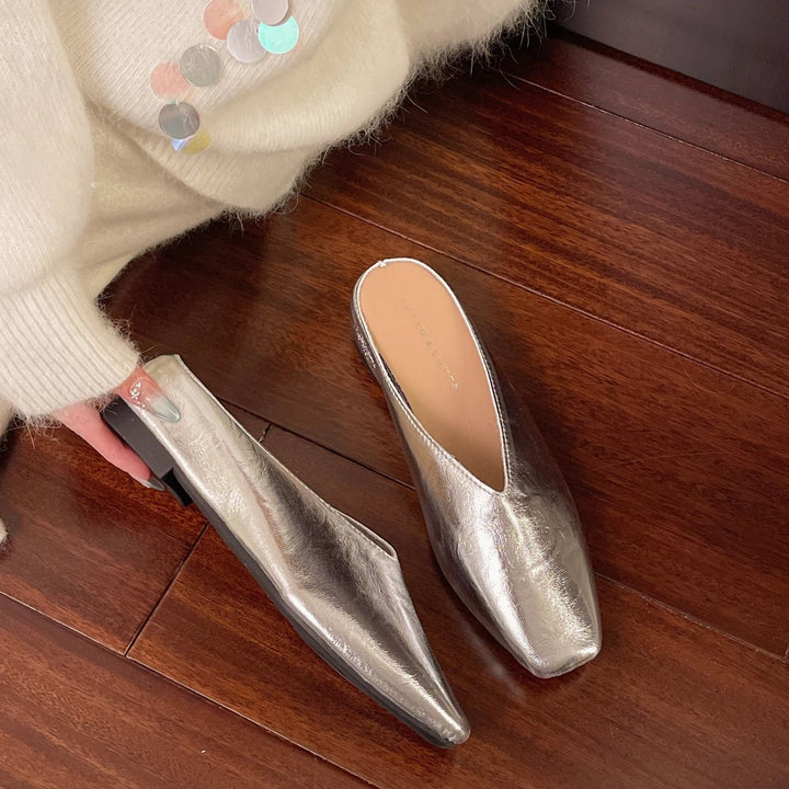Everyday women's square toe slip-on flats, designed for ultimate comfort and elegant style.