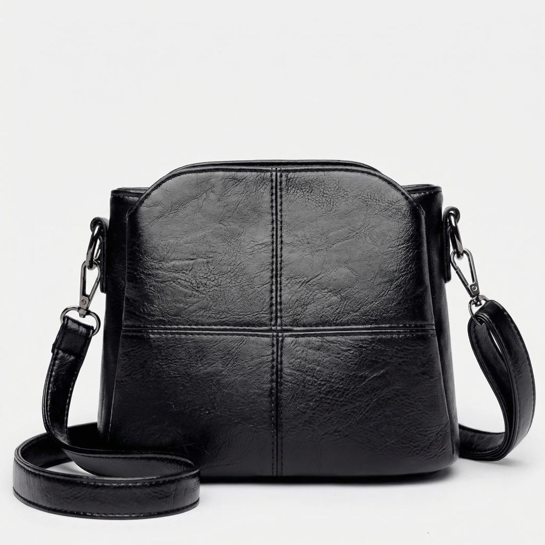 New women's fashion crossbody bag with intricate stitched design, adjustable strap, a perfect gift.