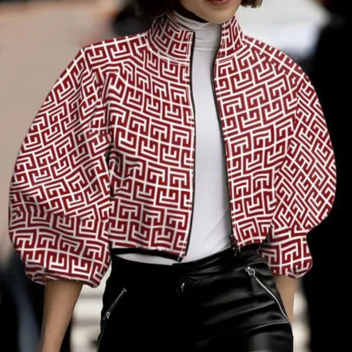 This stylish women's short coat is a modern, versatile jacket, perfect for casual spring & fall fashion.