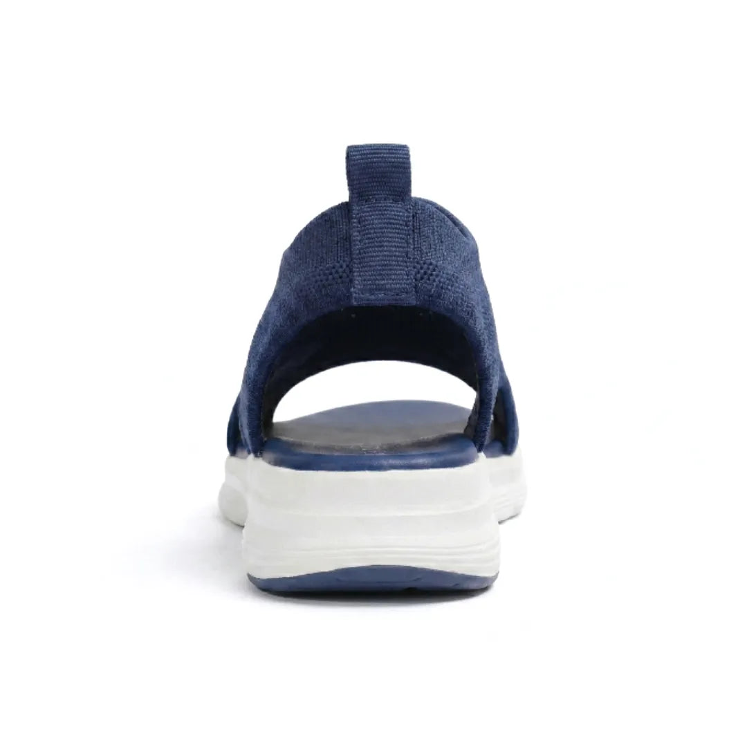 Women's supportive summer sandals with a comfortable wedge heel and open toe.