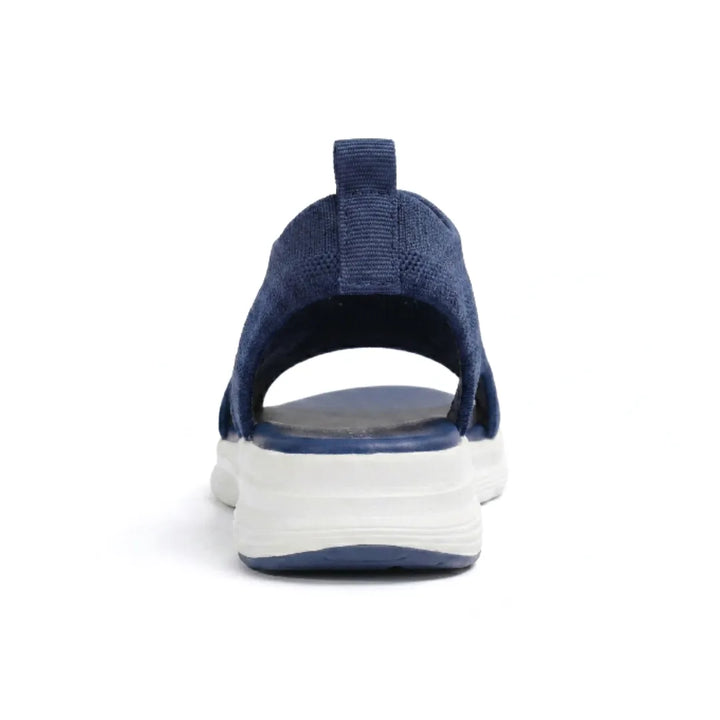 Women's supportive summer sandals with a comfortable wedge heel and open toe.