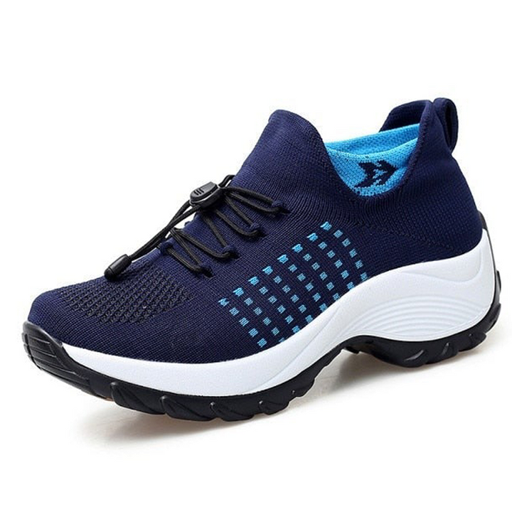Comfortable women's walking sneakers with cushioned soles for everyday support.