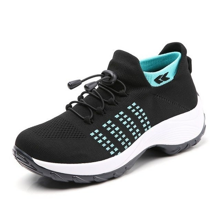 Stylish women's supportive walking shoes. Lightweight design for all-day comfort & casual wear.