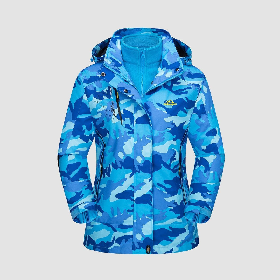 Verona 3-in-1 women's jacket, displaying the option to wear layers separately for maximum versatility.
