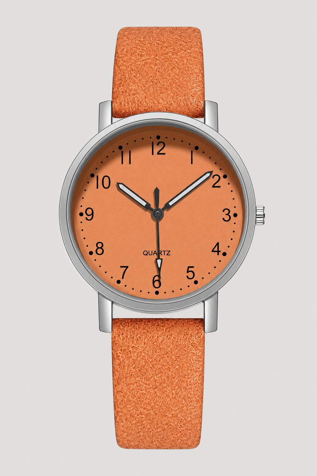 Retro-inspired women's vintage watch with a durable leather strap, classic analog face, ideal for timeless style.