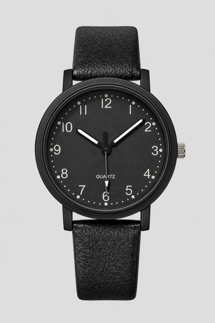 Stylish women's vintage analog watch, classic design with a comfortable leather strap for elegant daily wear.