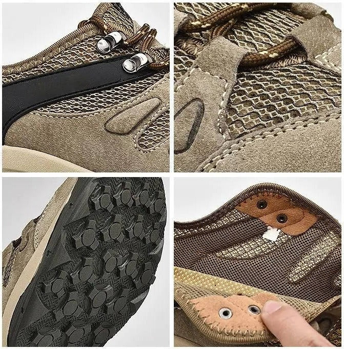 Advanced waterproof women's hiking shoes with robust all-terrain traction for outdoor adventure.