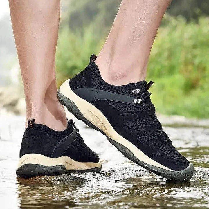 Ladies' waterproof trail shoes with strong traction grip, perfect for all outdoor adventures & wet weather.
