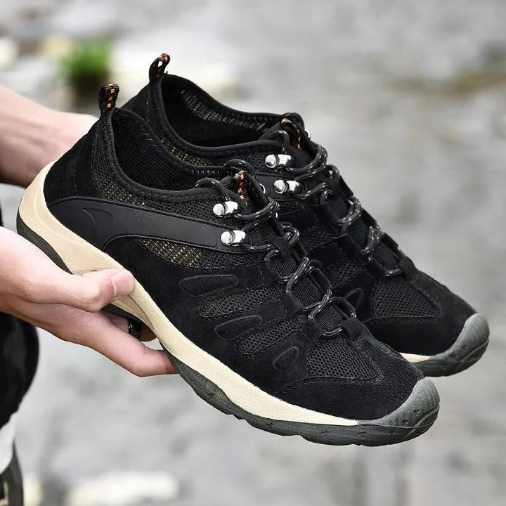 Tough women's waterproof hiking shoes built for demanding trails, all-terrain use, and active wear.