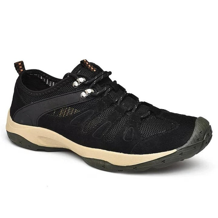 All-terrain women's hiking shoes, waterproof. Offering superior traction & ankle support for trails.