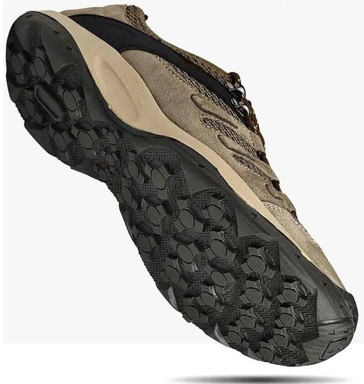 Women's waterproof hiking shoes, all-terrain, durable, and comfortable for outdoor trails & active wear.