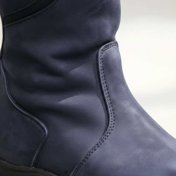 Orthopedic women's knee-high boots with waterproof protection and superior comfort for walking.