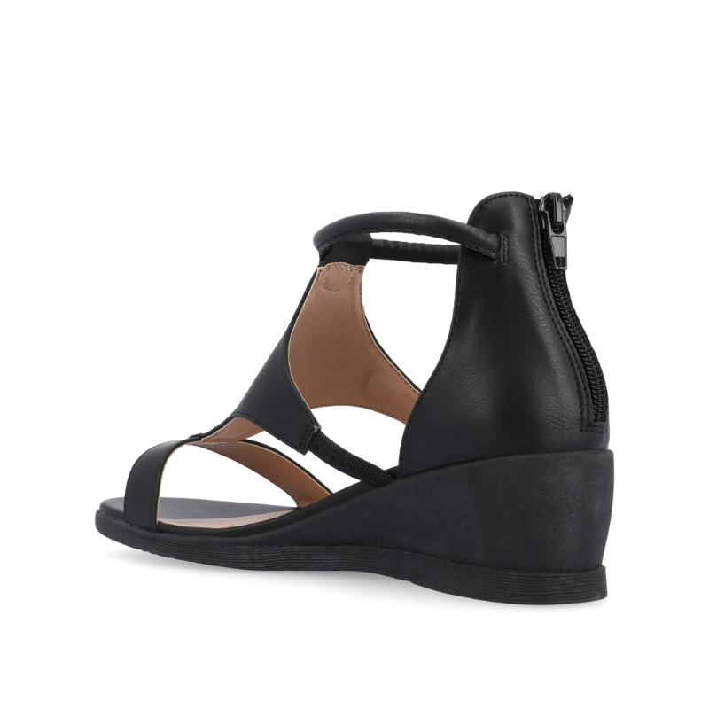 Summer fashion women's open-toe wedge sandals for casual or dressy comfort.