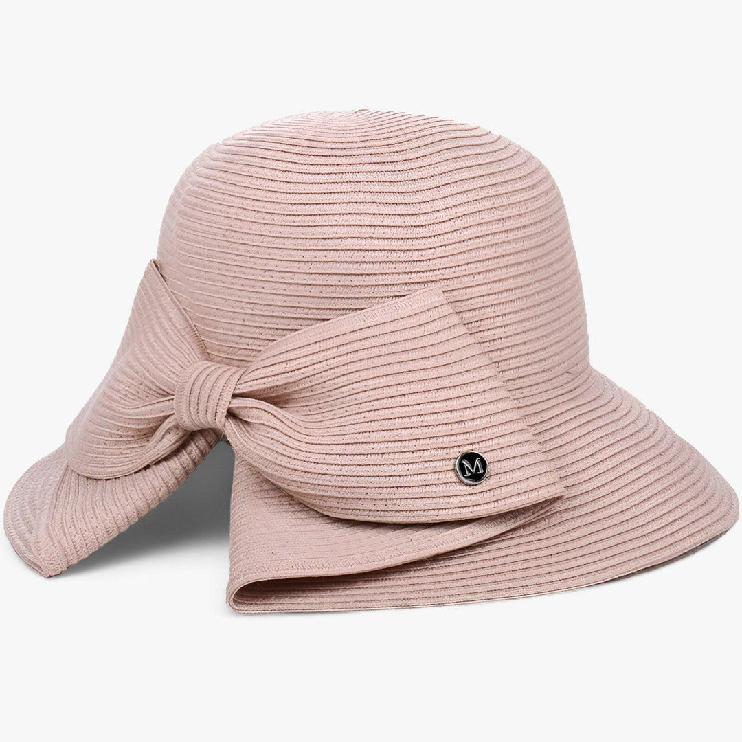Lightweight women's wide brim sun hat, offering superior UV protection for ultimate summer comfort & style.