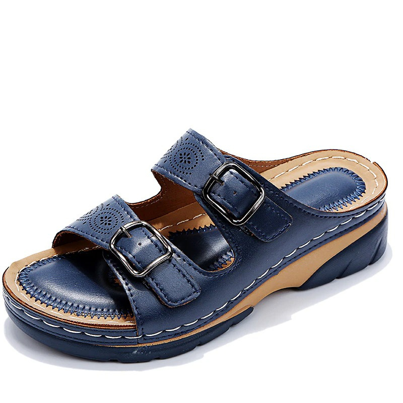 Women's comfortable walking sandals, orthopedic design, arch support, perfect for summer.