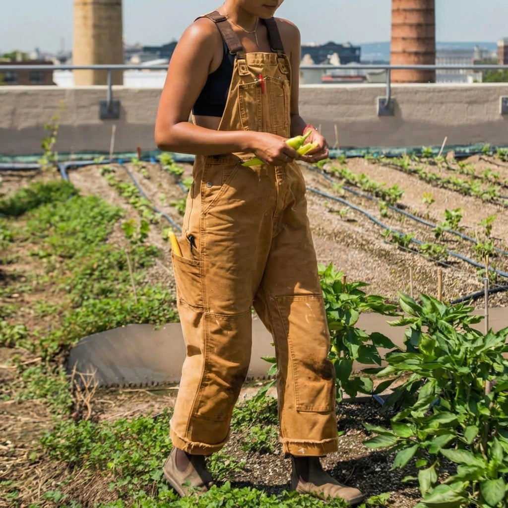 Women's wide-leg jumpsuit overalls, comfortable casual wear with a relaxed fit for everyday style.