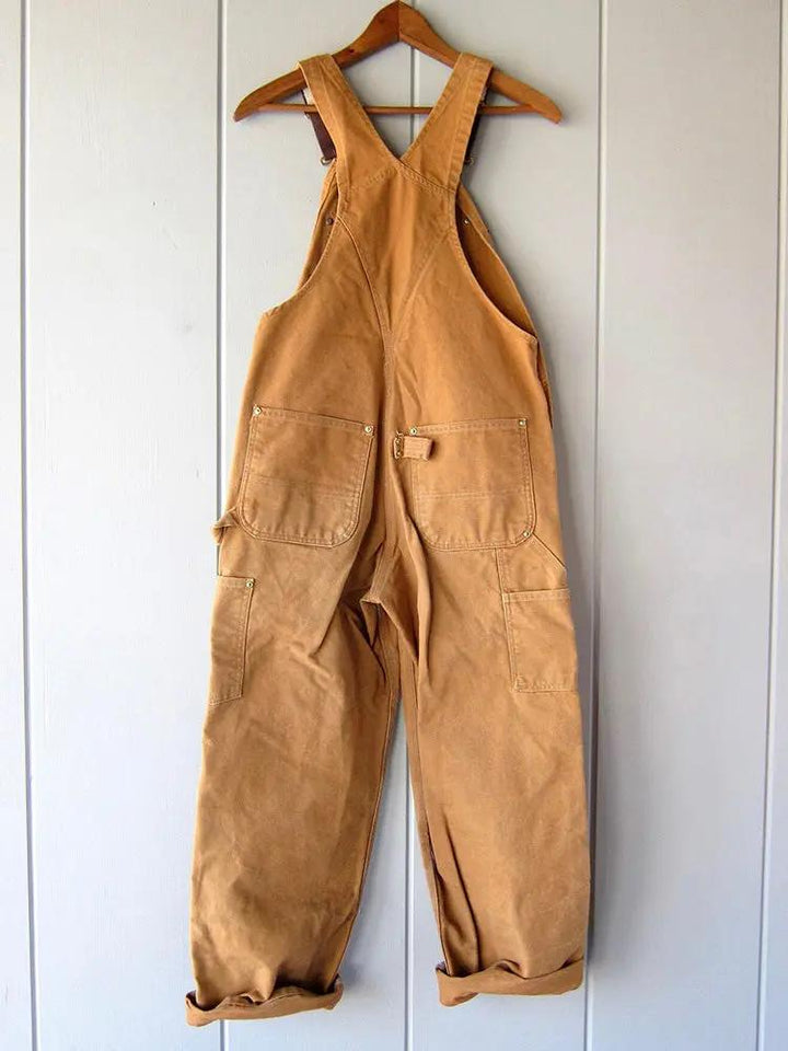 Stylish women's wide-leg jumpsuit, comfortable and durable for relaxed everyday wear.