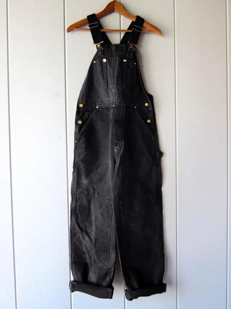 Women's wide-leg jumpsuit overalls, comfortable, relaxed fit, stylish everyday fashion.