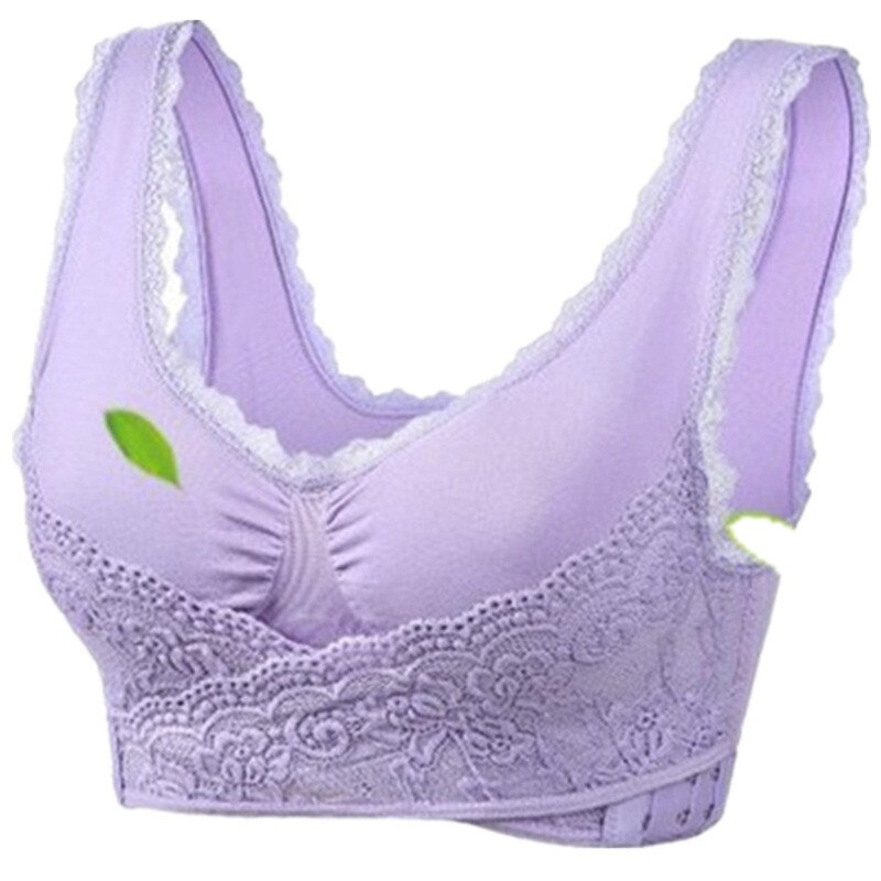 Versatile women's wireless comfort bra, side closure, perfect for all-day wear.