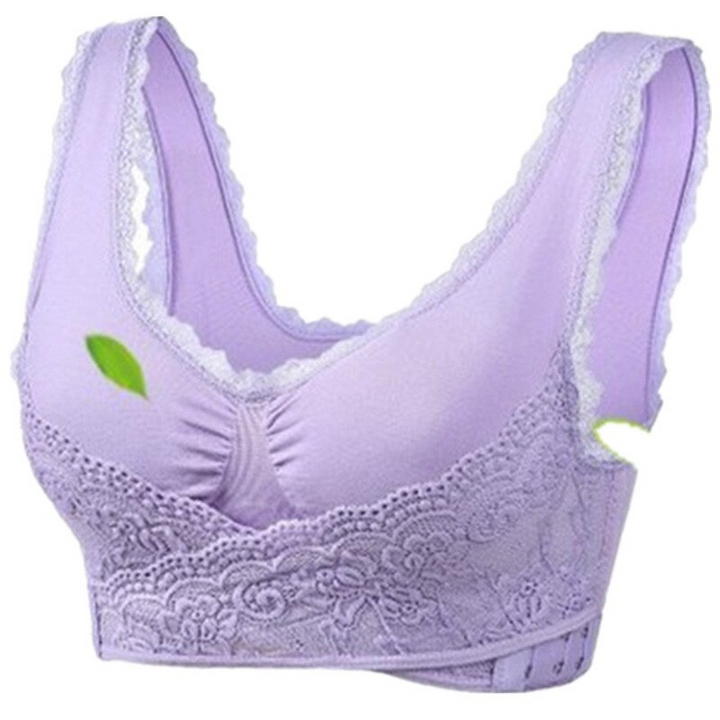 Versatile women's wireless comfort bra, side closure, perfect for all-day wear.