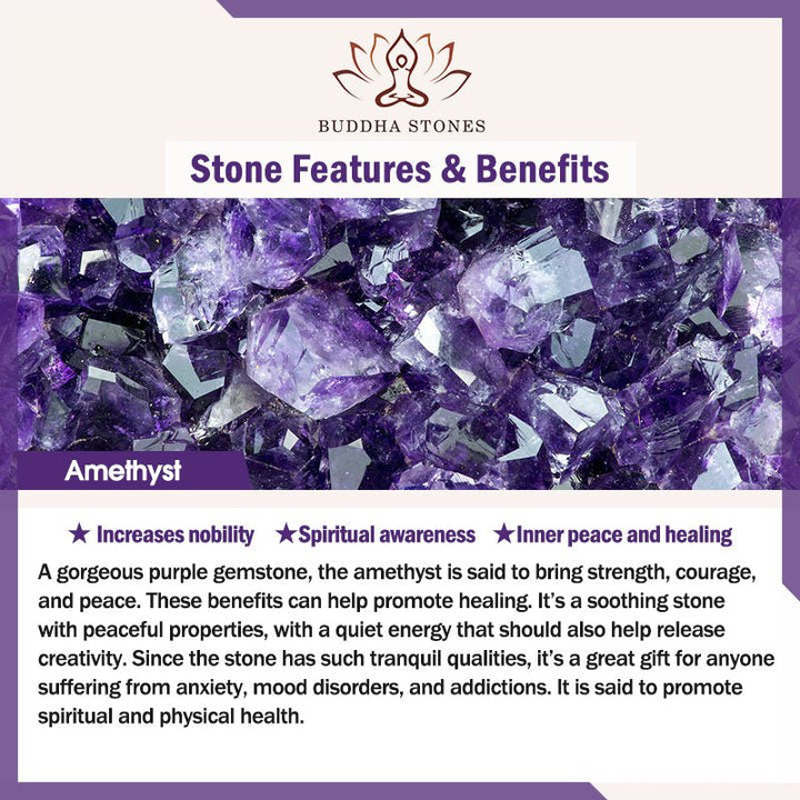 Women's Blue Crystal Amethyst Healing Bracelet - Lexians