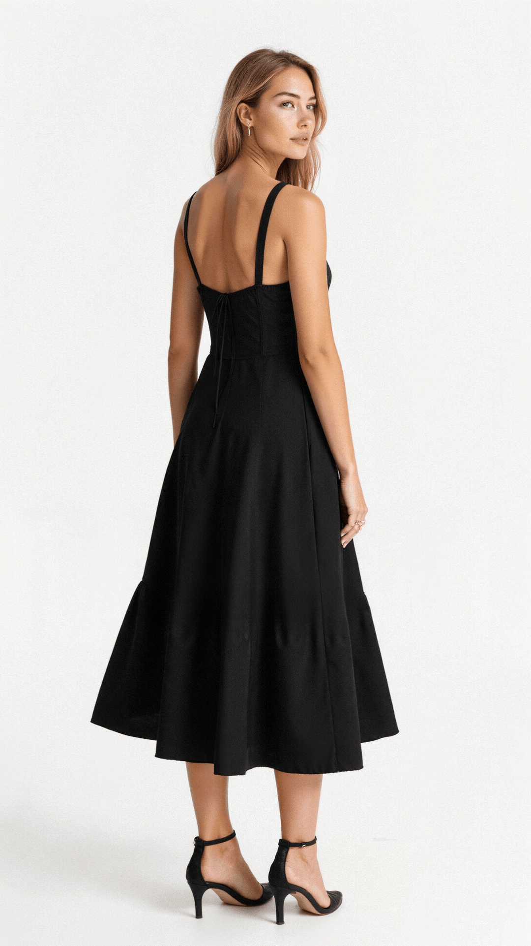Women's Elegant Corset Summer Dress with Bow Detail - Lexians