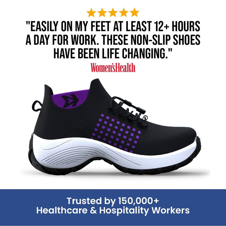 Women's Ortho Stretch Cushion Sneakers for Foot Pain Relief - Lexians